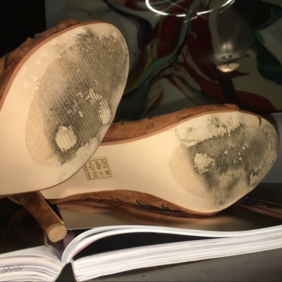 SEXY Brown Cut-Out Thigh-High 4.5” Boots! - Picture 6 of 6